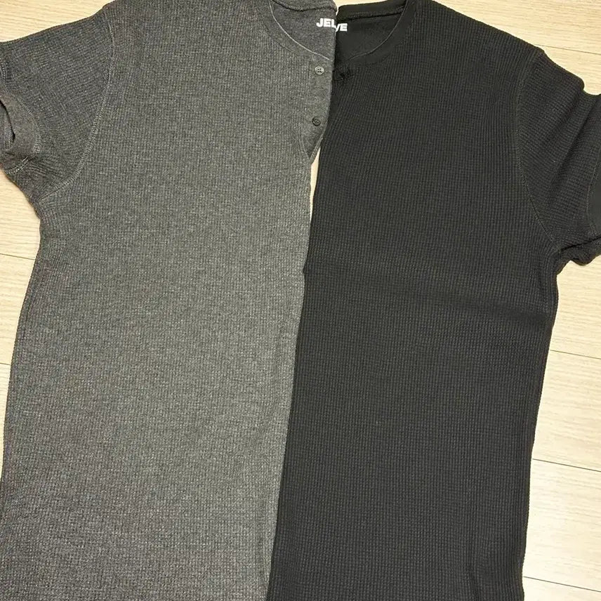 [BUNJANG] JL V Muscle Fit Henley Neck Black Size 3 / 제이엘브 머슬핏 헨리넥(블랙) 3사이즈