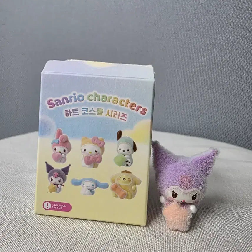 [BUNJANG] Sanrio Characters Heart Costume Series Mini Figure (Kuromi) Special Style / 산리오 캐릭터 하트 코스튬 시리즈 미니 피규어 (쿠로미) 스페셜 스타일