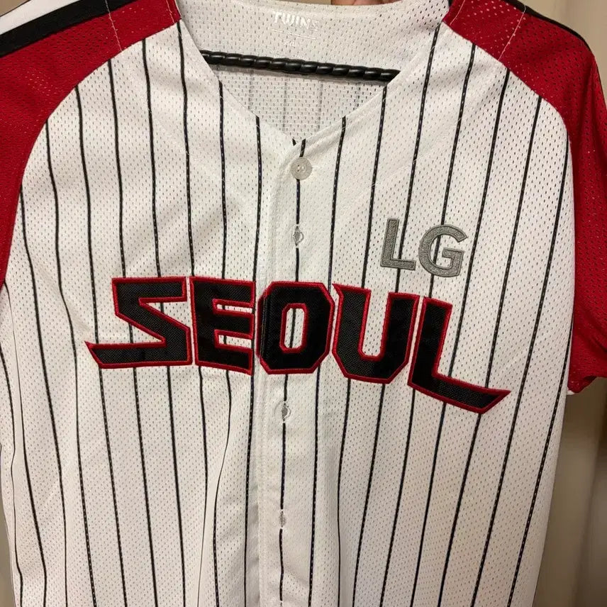 [BUNJANG] LG Twins Hong Chang-ki Baseball Jersey Size 95 / LG 홍창기 유니폼 95