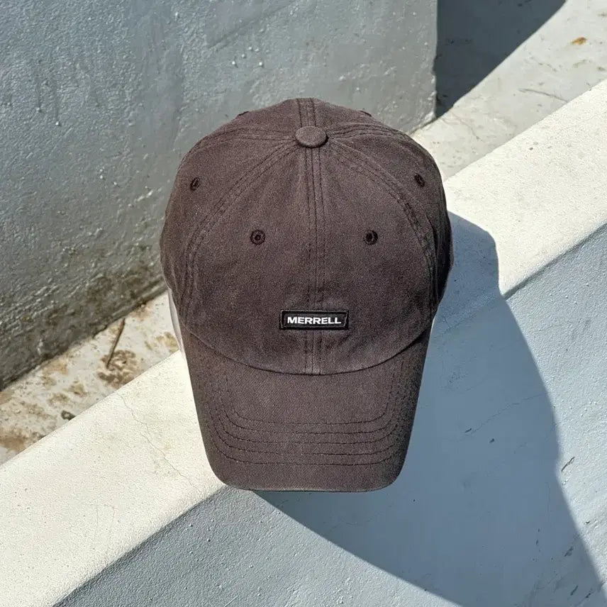 [BUNJANG] Merrell Washed Charcoal Grey Ball Cap / [F] 머렐 차콜그레이 워싱 볼캡 모자
