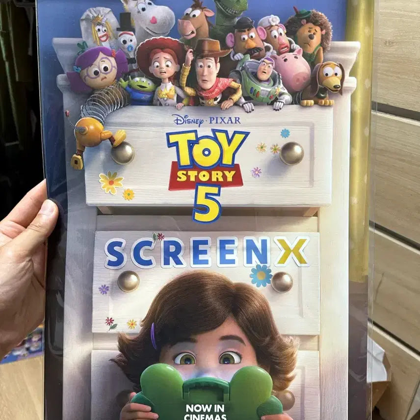 [BUNJANG] Toy Story 5 ScreenX Poster (A3) - Sealed New Product / (최저가/미개봉새상품)토이스토리5 스크린엑스 포스터(A3)
