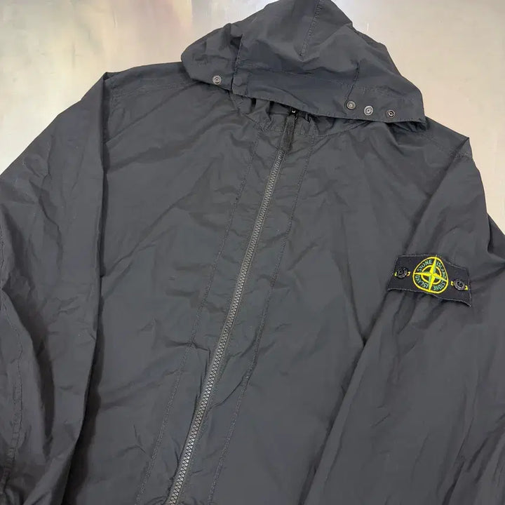 [BUNJANG] Stone Island Skin Touch Nylon TC Hooded Windbreaker Black XL / 스톤아일랜드 스킨 터치 나일론 tc 후드 바람막이 판매합니다