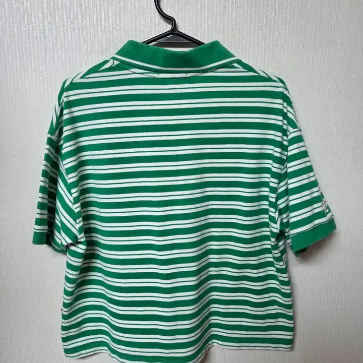 [BUNJANG] Ice Biscuit Stripe Collar T-Shirt 165 / 아이스비스킷 스트라이프 카라티 165