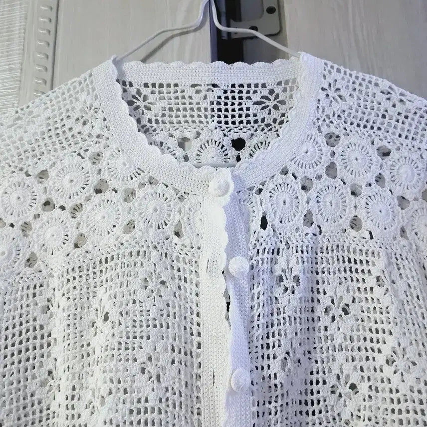 [BUNJANG] Hand-Knitted Cardigan / 손뜨개 가디건