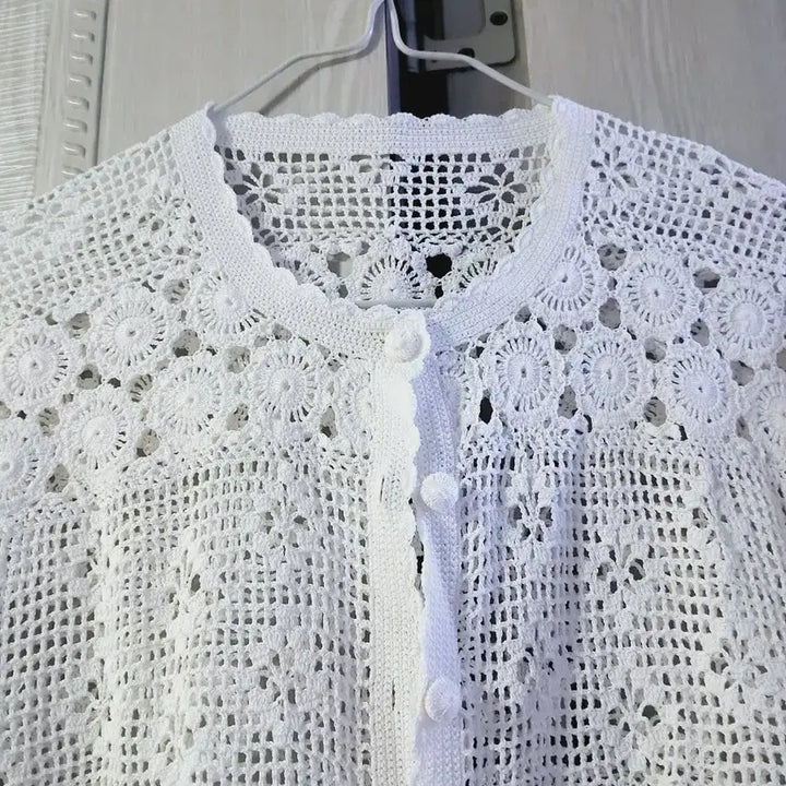 [BUNJANG] Hand-Knitted Cardigan / 손뜨개 가디건