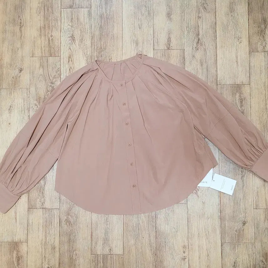 [BUNJANG] B.MUSE Venet Deep Pink Nut Blouse / 비뮤즈(B.MUSE) 베뉴엣 딥핑크 너트블라우스 프리사이즈 새상품
