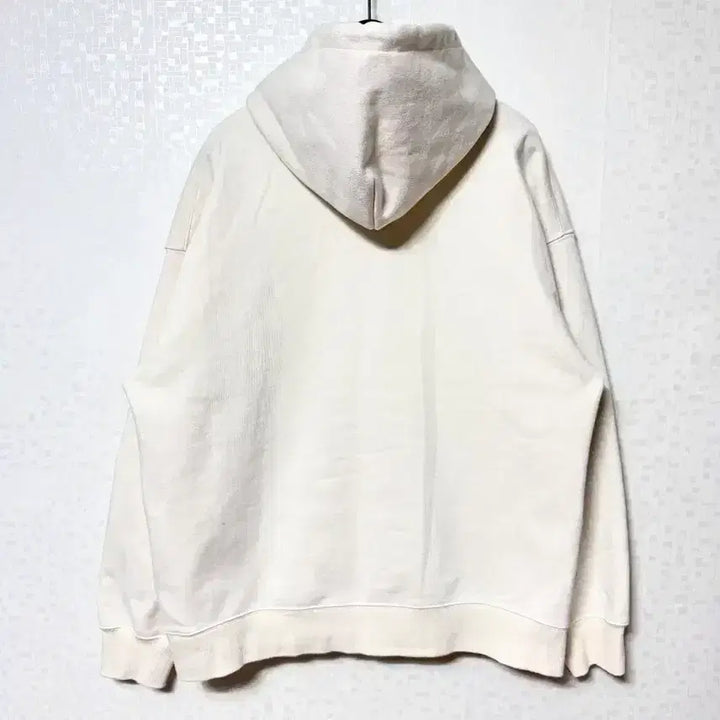 [BUNJANG] Lee Big Logo Hoodie Ivory Oversized Fit / [M,95]Lee 빅로고 후드티 아이보리 오버핏