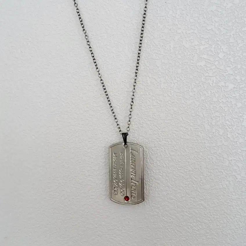 [SOLD OUT] 니지산지 로렌 이로아스 태그 목걸이 판매합니다