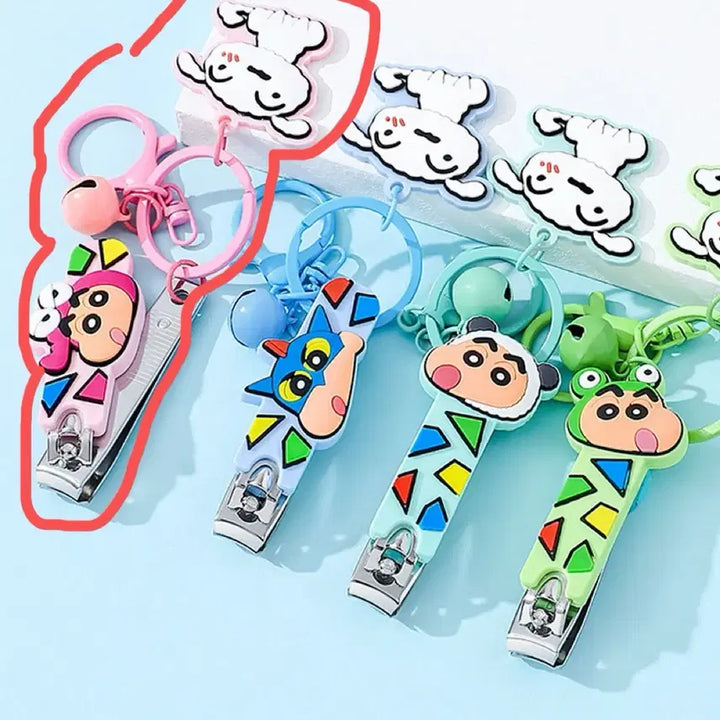 [BUNJANG] Crayon Shin-chan Nail Clipper Keychain (New) / 짱구는못말려 캐릭터 손톱깎이 키링 새상품