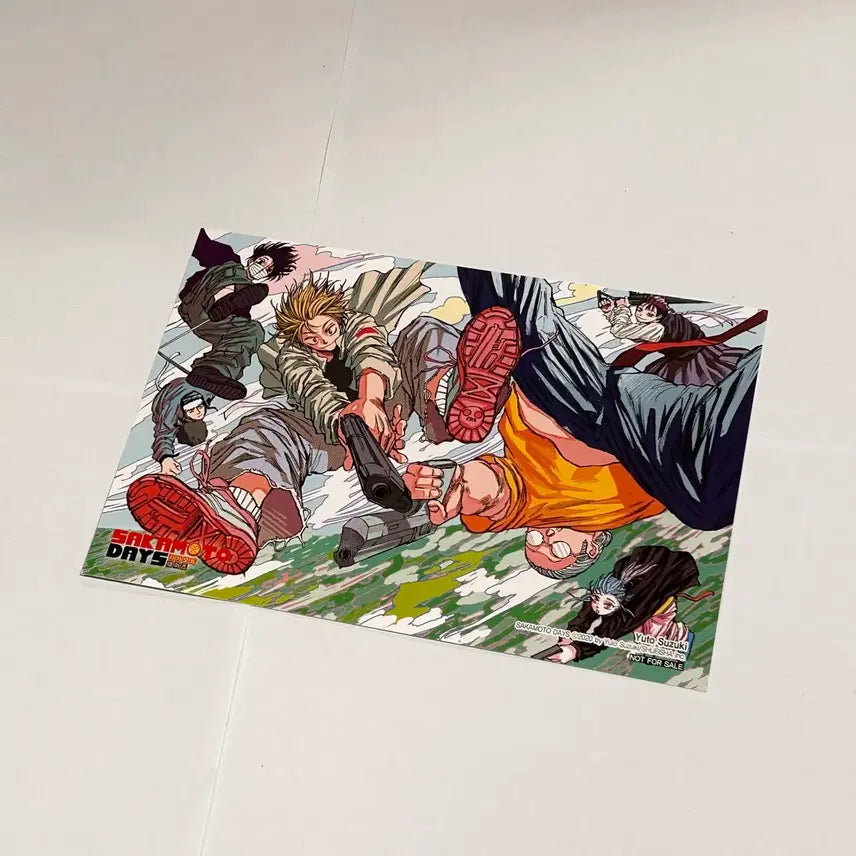 [BUNJANG] Sakamoto Days Volume 8 First Edition Postcard Set Manga / 미개봉 사카데이 8권 초판 특전 엽서 만화책 사카모토데이즈 아키라 jcc