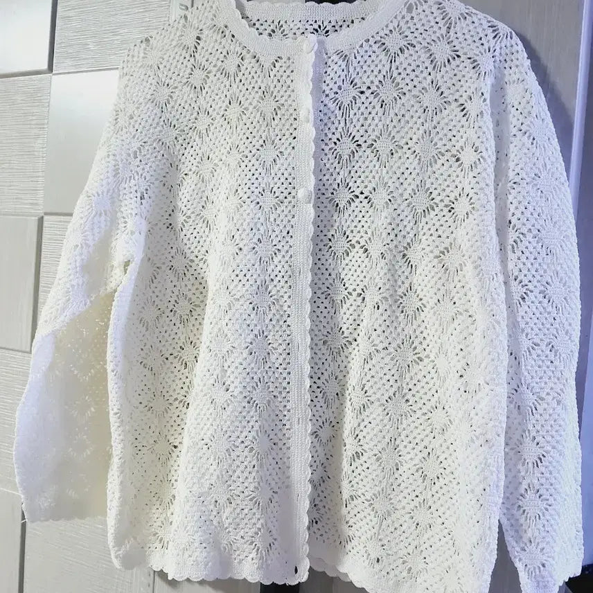 [BUNJANG] Hand-Knitted Cardigan / 손뜨개 가디건
