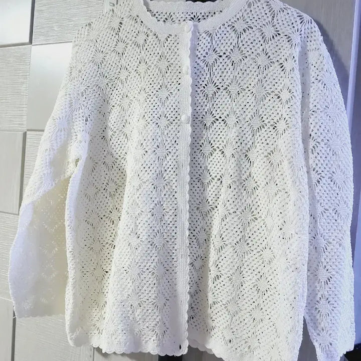 [BUNJANG] Hand-Knitted Cardigan / 손뜨개 가디건