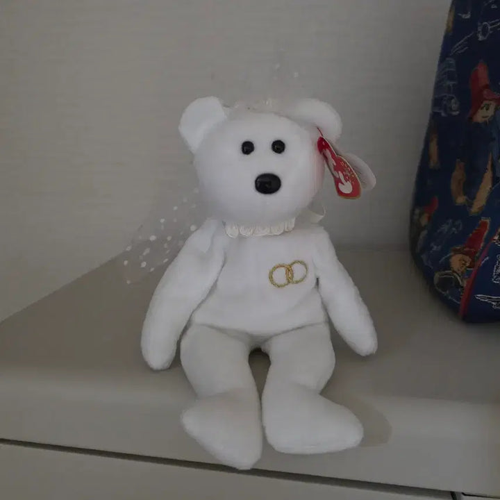 [BUNJANG] Ty Bear Vintage Bride &amp; Groom Set / 티와이베어 Ty베어 빈티지 인형 신랑 신부 세트