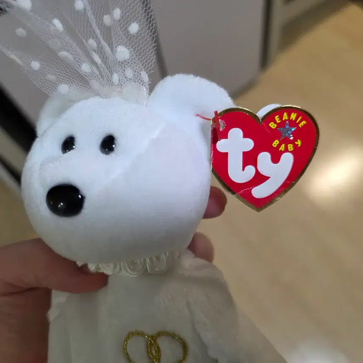 [BUNJANG] Ty Bear Vintage Bride &amp; Groom Set / 티와이베어 Ty베어 빈티지 인형 신랑 신부 세트