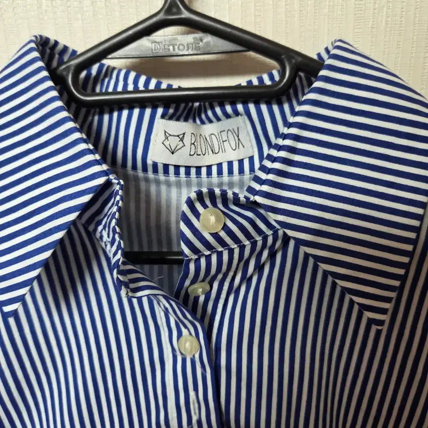 [BUNJANG] Blondifox Striped Short Sleeve Shirt XS / BLONDIFOX 스트라이프 반팔 셔츠 XS
