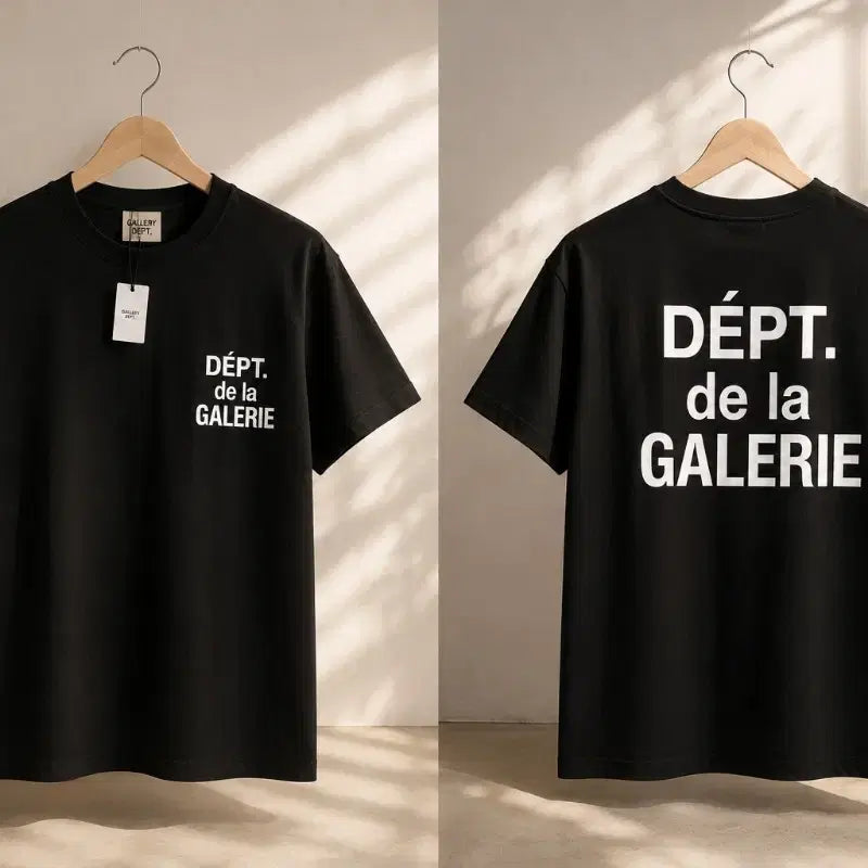 [BUNJANG] Gallery Department Short Sleeve T-Shirt Black/White / 갤러리 디파트먼트 반팔 티셔츠 블랙/화이트