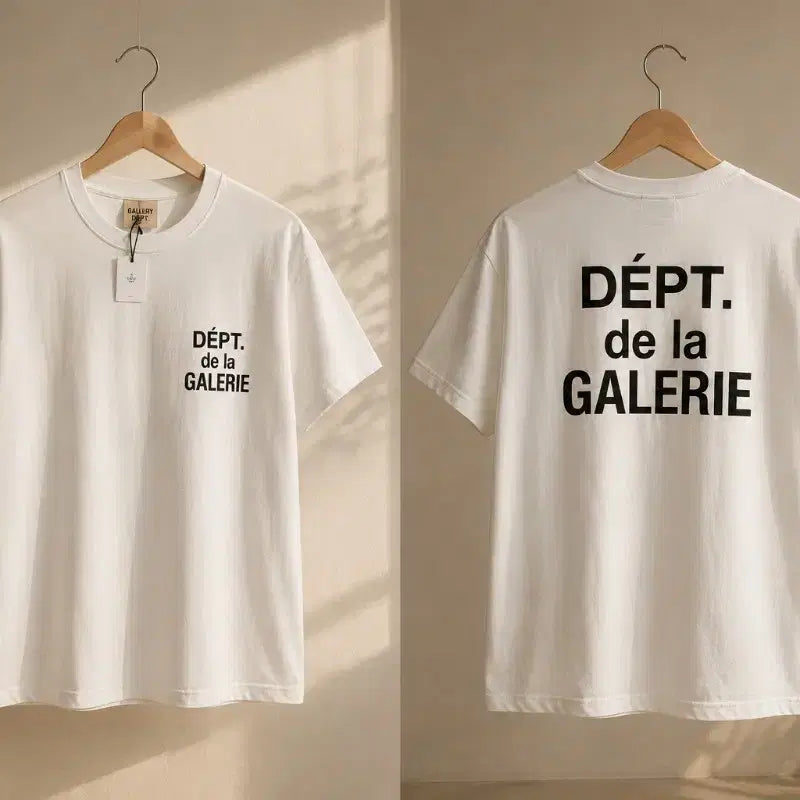 [BUNJANG] Gallery Department Short Sleeve T-Shirt Black/White / 갤러리 디파트먼트 반팔 티셔츠 블랙/화이트