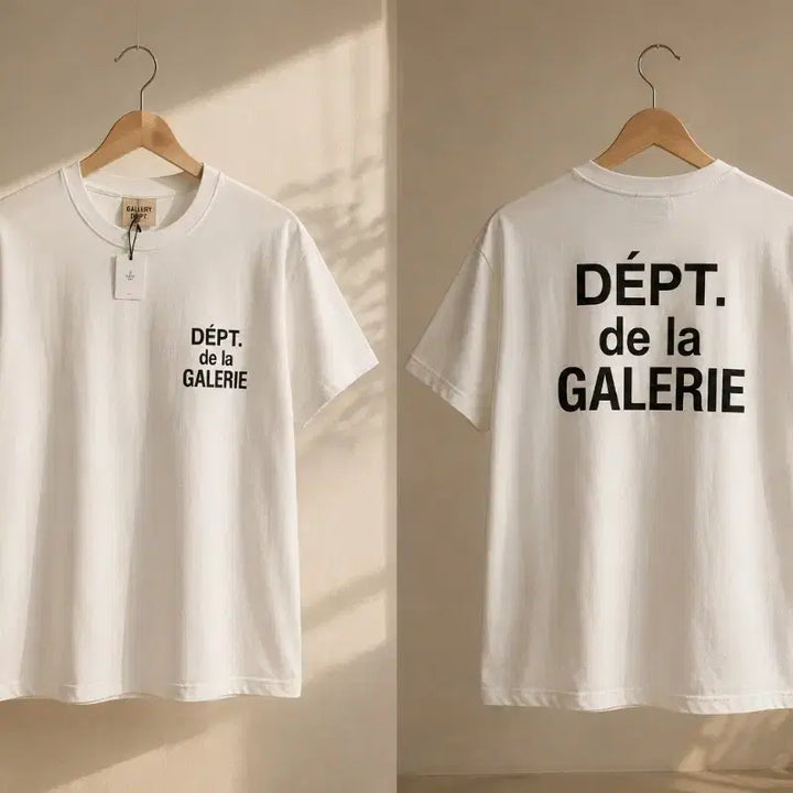 [BUNJANG] Gallery Department Short Sleeve T-Shirt Black/White / 갤러리 디파트먼트 반팔 티셔츠 블랙/화이트
