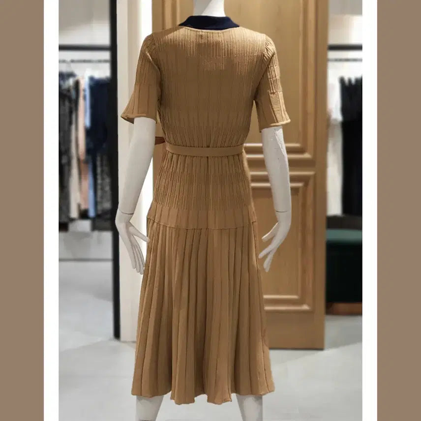 [BUNJANG] CC Collect Belted Knit Dress / CC콜렉트(cc collect) 벨티드 니트원피스 55-66 새상품