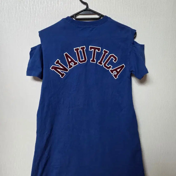 [BUNJANG] Nautica Off-Shoulder Short Sleeve Dress - Size S / NAUTICA  오프숄더 반팔 원피스 S