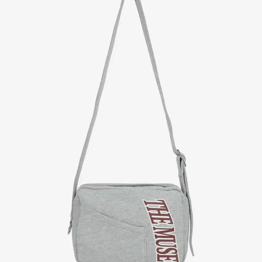 [BUNJANG] The Museum Visitor Kangaroo Pocket Mini Crossbody Bag Grey / 더뮤지엄비지터 캥거루 포켓 미니 크로스백 그레이