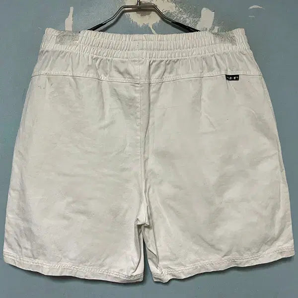 [BUNJANG] MLB New York Yankees Basic Cotton Banding Shorts White XL / MLB 엠엘비 뉴욕양키스 베이직 코튼 밴딩 반바지 쇼츠 화이트 XL 34