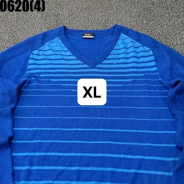 [BUNJANG] Nike Golf Blue Long Sleeve Knit XL / [XL] 나이키골프 | 블루 긴팔 니트 (빈티지 0620)