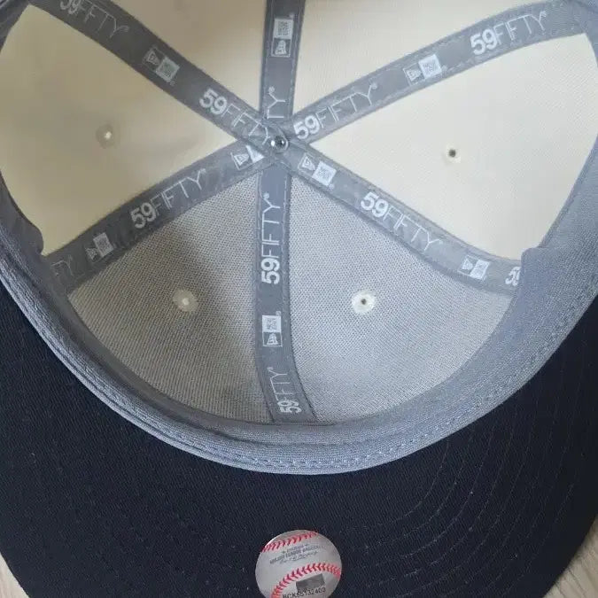 [BUNJANG] New Era MLB New York Yankees Basic Fitted Cap Wine Cork Navy / 뉴에라 MLB 뉴욕 양키스 베이직 피티드캡 와인코르크네이비