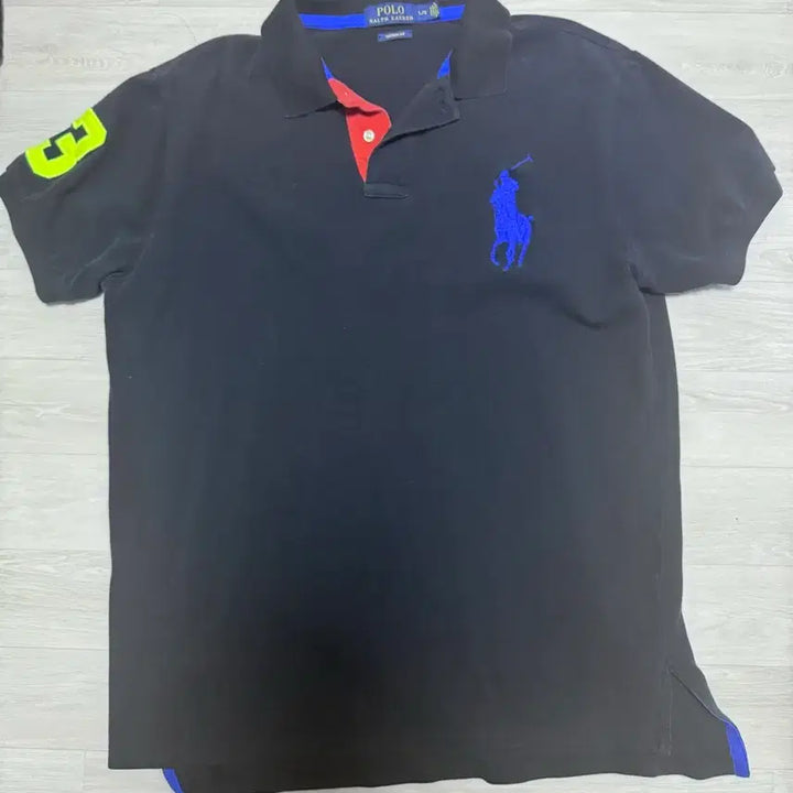 [BUNJANG] Polo Ralph Lauren Big Pony Pique Polo Shirt Black / 폴로 빅포니 카라티 검정