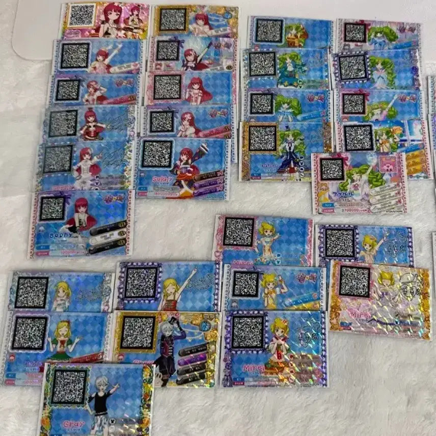 [BUNJANG] Pripara Friendship Ticket Set - Faruru, Heidi, Mira, Sophie / 프리파라 기기배출 우정티켓 파루루 하이디 미래 소피