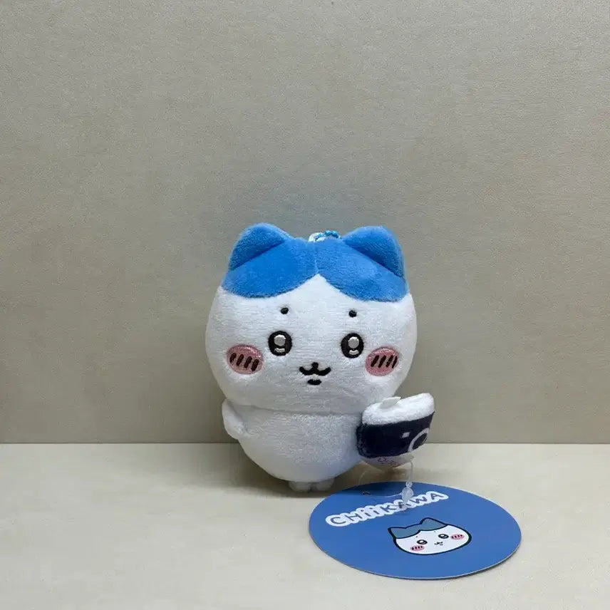 [BUNJANG] Hachiware Stress Ball Plush Keychain / 스트레스볼 하치와레 인형 키링