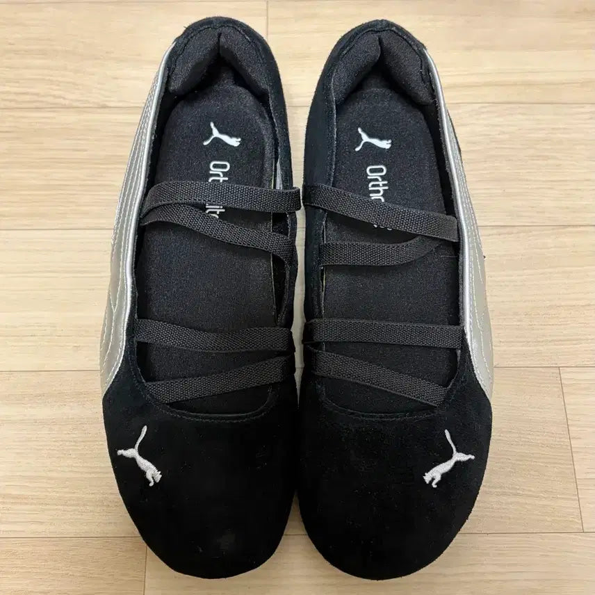 [BUNJANG] Puma Speedcat Ballett Suede Black/Silver Sneakers / 푸마 스피드캣 발렛 스웨이드 블랙/실버 (245)