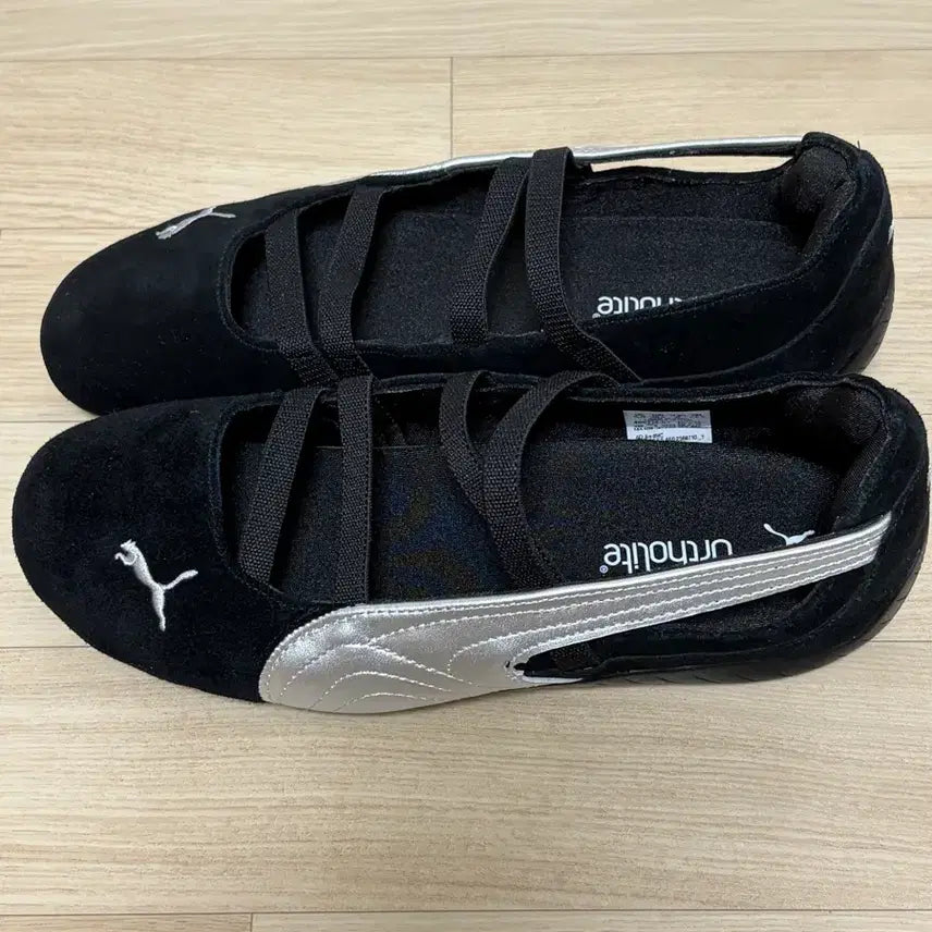 [BUNJANG] Puma Speedcat Ballett Suede Black/Silver Sneakers / 푸마 스피드캣 발렛 스웨이드 블랙/실버 (245)