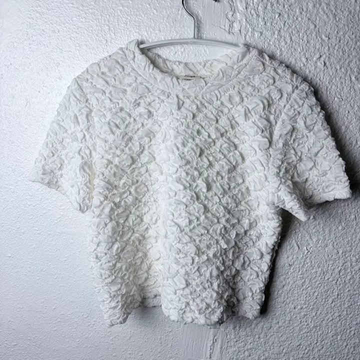 [BUNJANG] Aopt Wrinkle Cropped T-Shirt / 아옵트 aopt WRINKLE CROPPED T-SHIRT