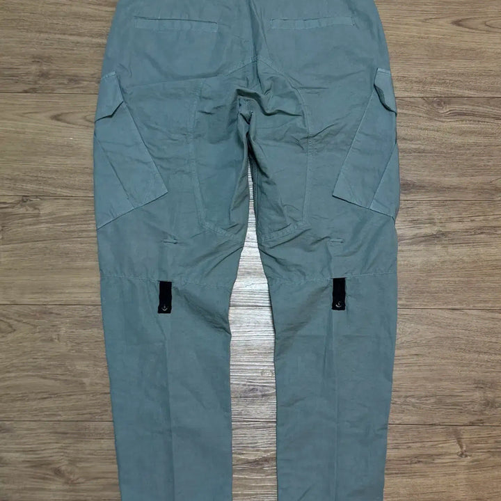 [BUNJANG] Stone Island Shadow Project Cargo Pants Sage Green Cotton Linen Blend / (46)스톤아일랜드 쉐도우프로젝트 카고 팬츠 세이지 그린