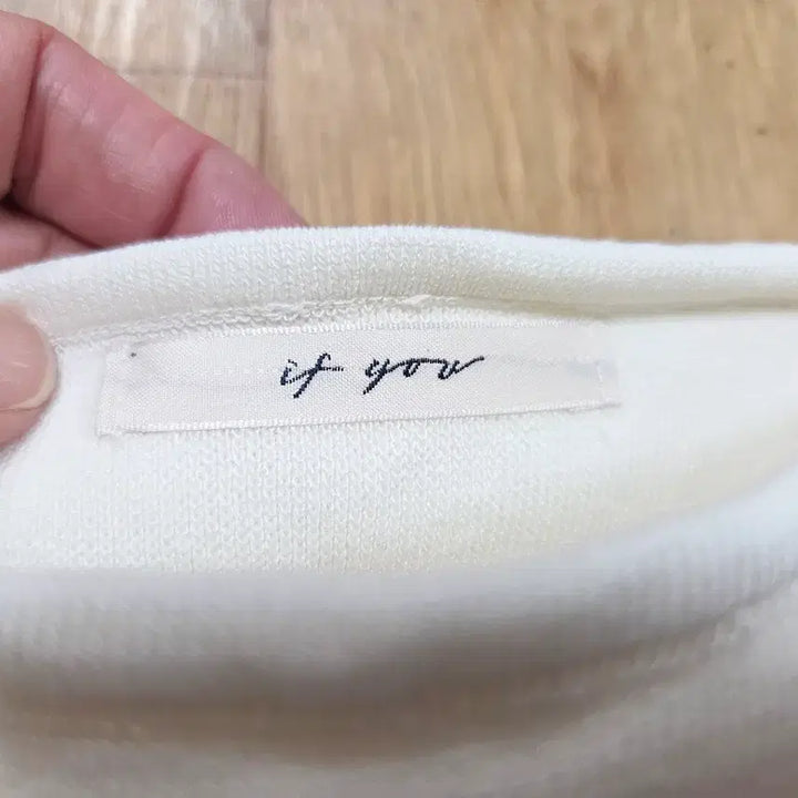 [BUNJANG] IF YOU Off-Shoulder Knit Top (Size 55-66) / 이퓨(if you) 오프숄더 니트 55-66 새상품