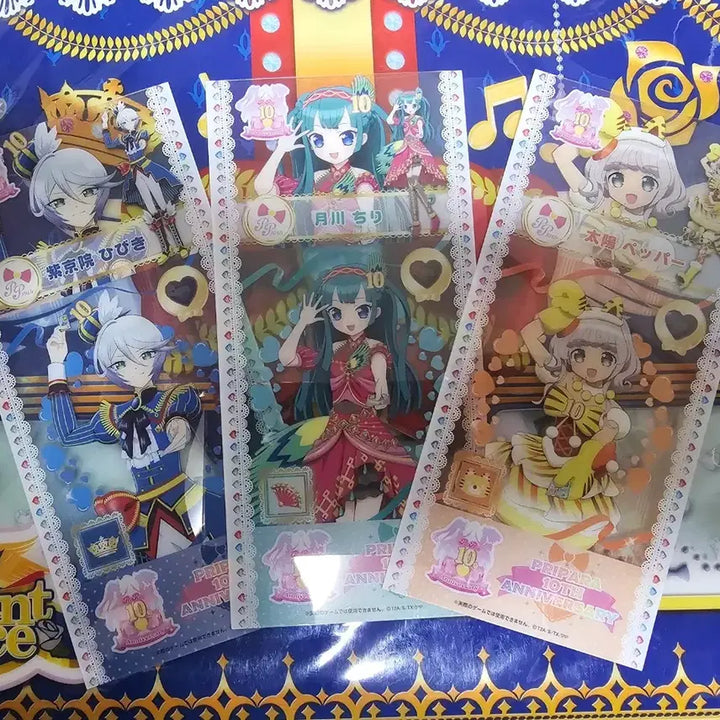 [BUNJANG] Pre-Para Pretty Ticket Clear Card Set (Hibiki, Mint Pepper) / 대 프리파라 전 프리티켓 풍 클리어 카드 그레이 히비키 민트 페퍼 판매