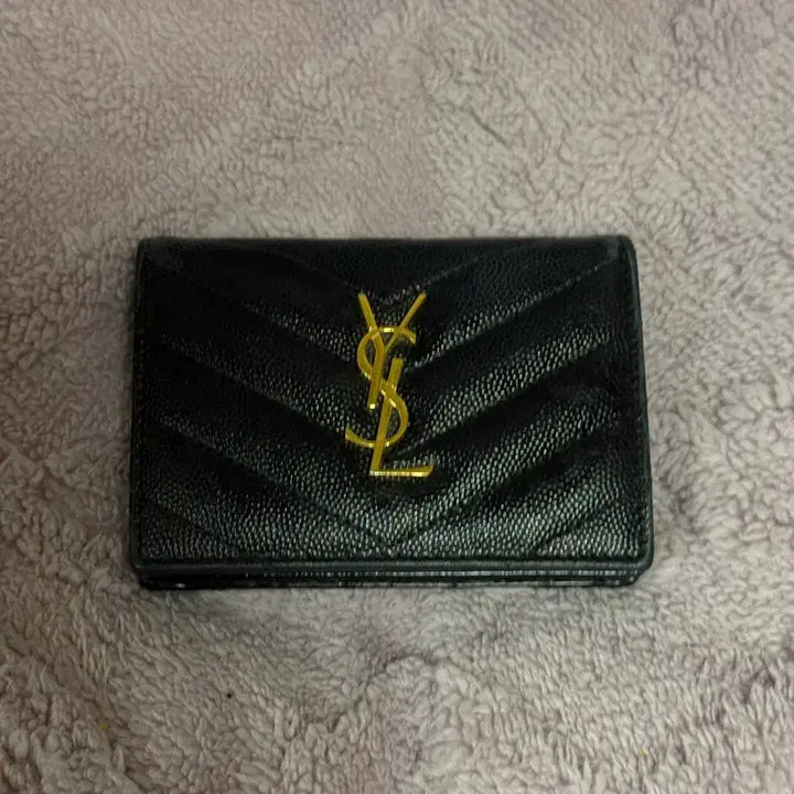 [BUNJANG] Saint Laurent Matelassé Card Holder / 입생로랑 마틀라세 카드지갑