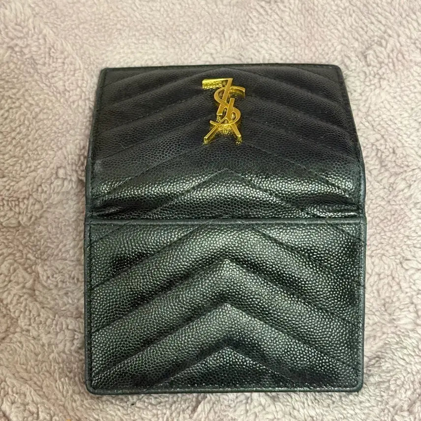 [BUNJANG] Saint Laurent Matelassé Card Holder / 입생로랑 마틀라세 카드지갑