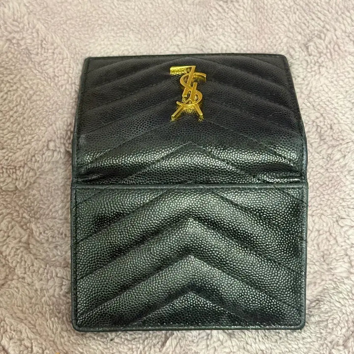 [BUNJANG] Saint Laurent Matelassé Card Holder / 입생로랑 마틀라세 카드지갑