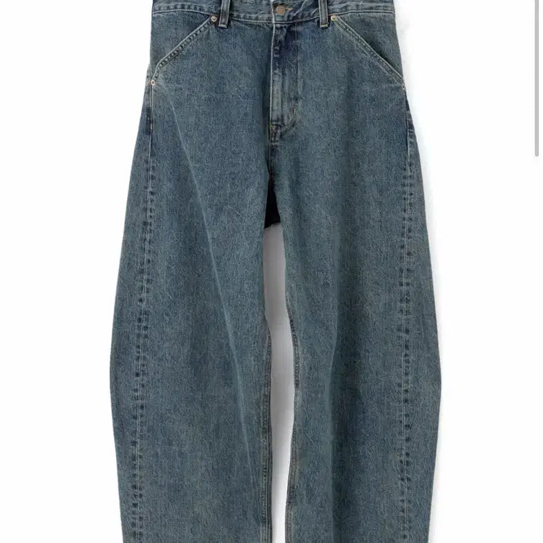 [BUNJANG] Haechiroom Curved Jeans Vintage Blue Size 4 / 해칭룸 커브진 빈티지 블루 4사이즈