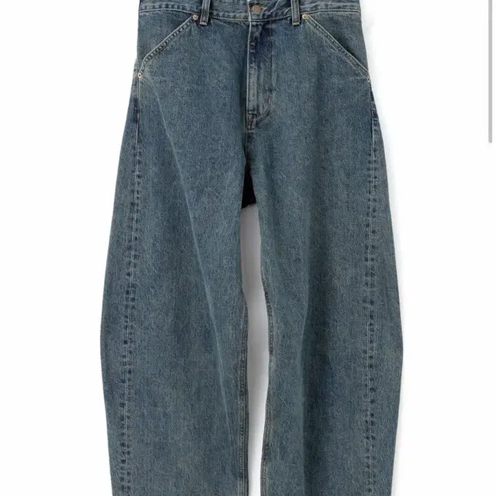 [BUNJANG] Haechiroom Curved Jeans Vintage Blue Size 4 / 해칭룸 커브진 빈티지 블루 4사이즈