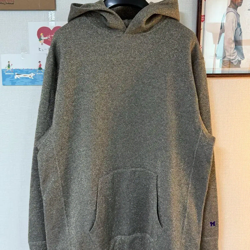 [BUNJANG] Needles Lame Glitter Hoodie M / [M]Needles 니들스 라메 글리터 후드티