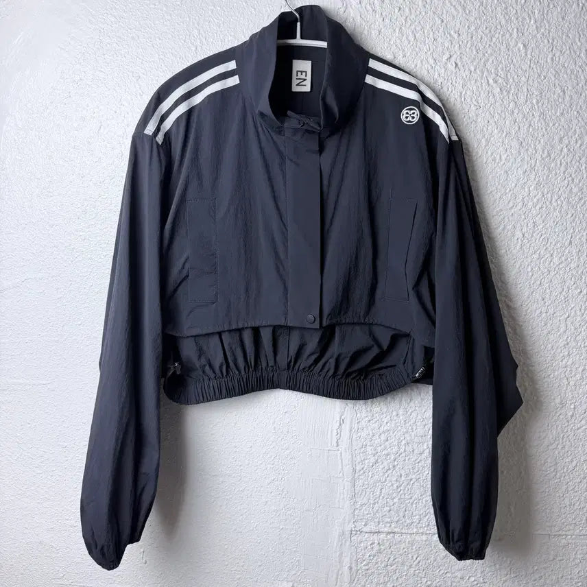 [BUNJANG] ENOR Double Stripe String Crop Jacket / 엔오르 DOUBLE STRIPE STRING CROP JACKET