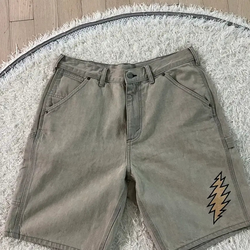 [BUNJANG] Thisisneverthat x Grateful Dead Lightning Carpenter Shorts (M) / 디스이즈네버댓 그레이트풀 데드 라이트닝 카펜터 쇼츠 m