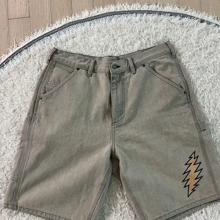 [BUNJANG] Thisisneverthat x Grateful Dead Lightning Carpenter Shorts (M) / 디스이즈네버댓 그레이트풀 데드 라이트닝 카펜터 쇼츠 m