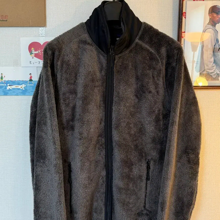 [BUNJANG] Needles Micro Fleece Piping Fleece Jacket M Dark Grey / [M]니들스 마이크로 플리스 파이핑 후리스 자켓