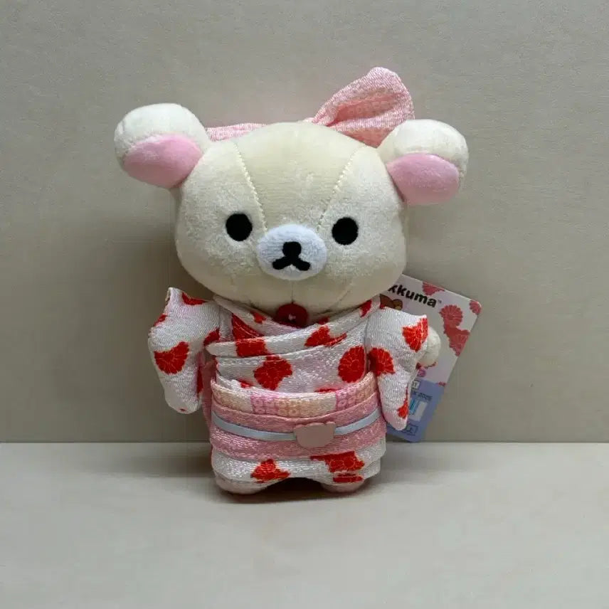 [BUNJANG] Korelakuma Kimono Plush Keychain / 기모노 코리락쿠마 인형 키링