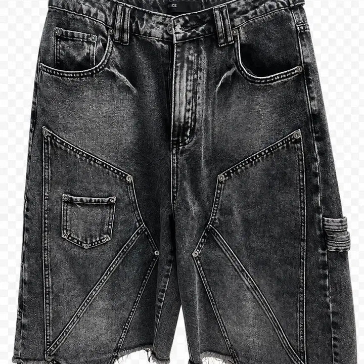 [BUNJANG] Force Sensitive Bermuda Denim Pants / 포스센스티브 버뮤다 데님팬츠