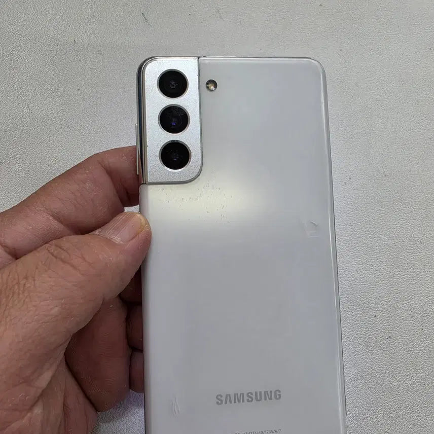 [BUNJANG] Samsung Galaxy S21 256GB White Used Phone / 갤럭시 S21화이트 무잔상 정상공기기 중고폰